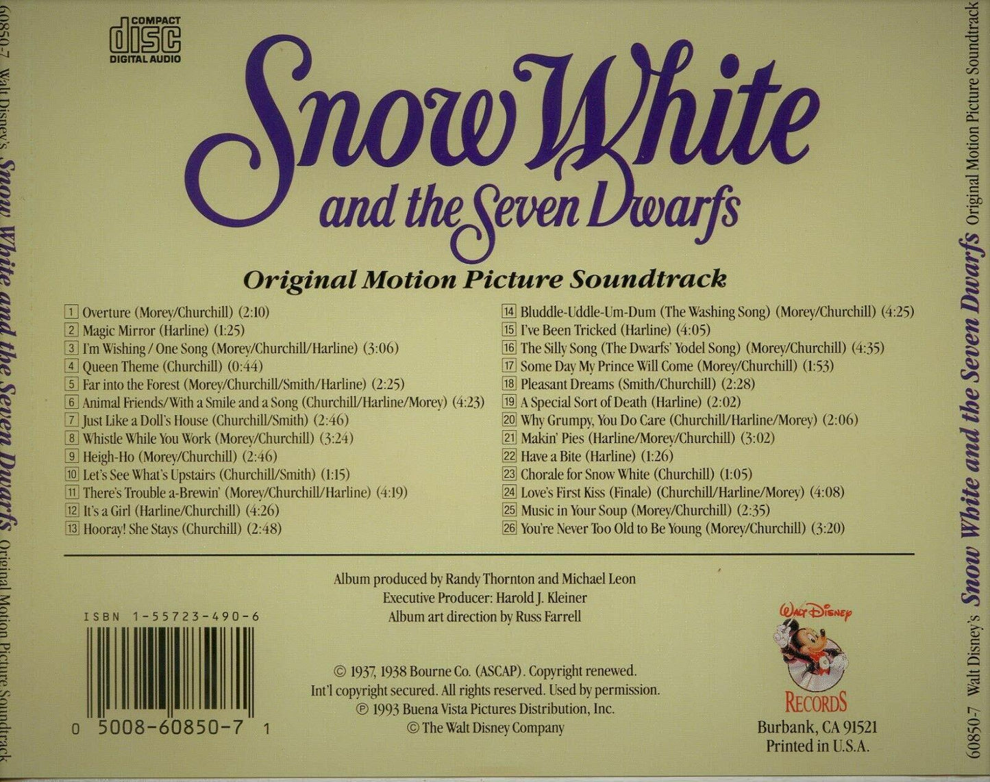 Snow White [Audio CD] Various Artists