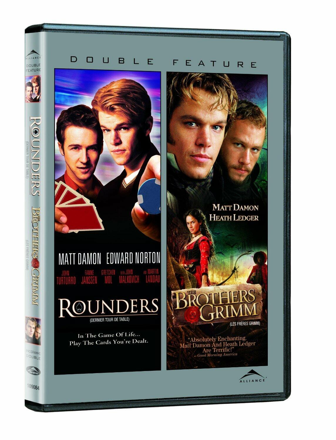Rounders / The Brothers Grimm (Full Screen) (Double Feature) [DVD] - Very Good