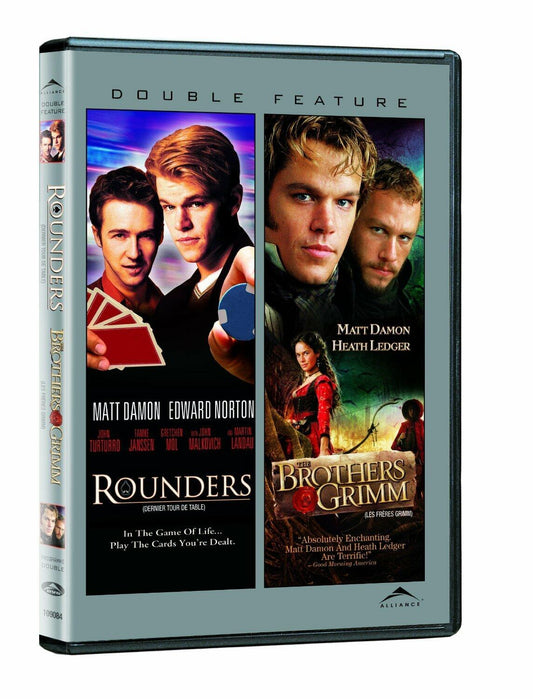 Rounders / The Brothers Grimm (Full Screen) (Double Feature) [DVD] - Very Good