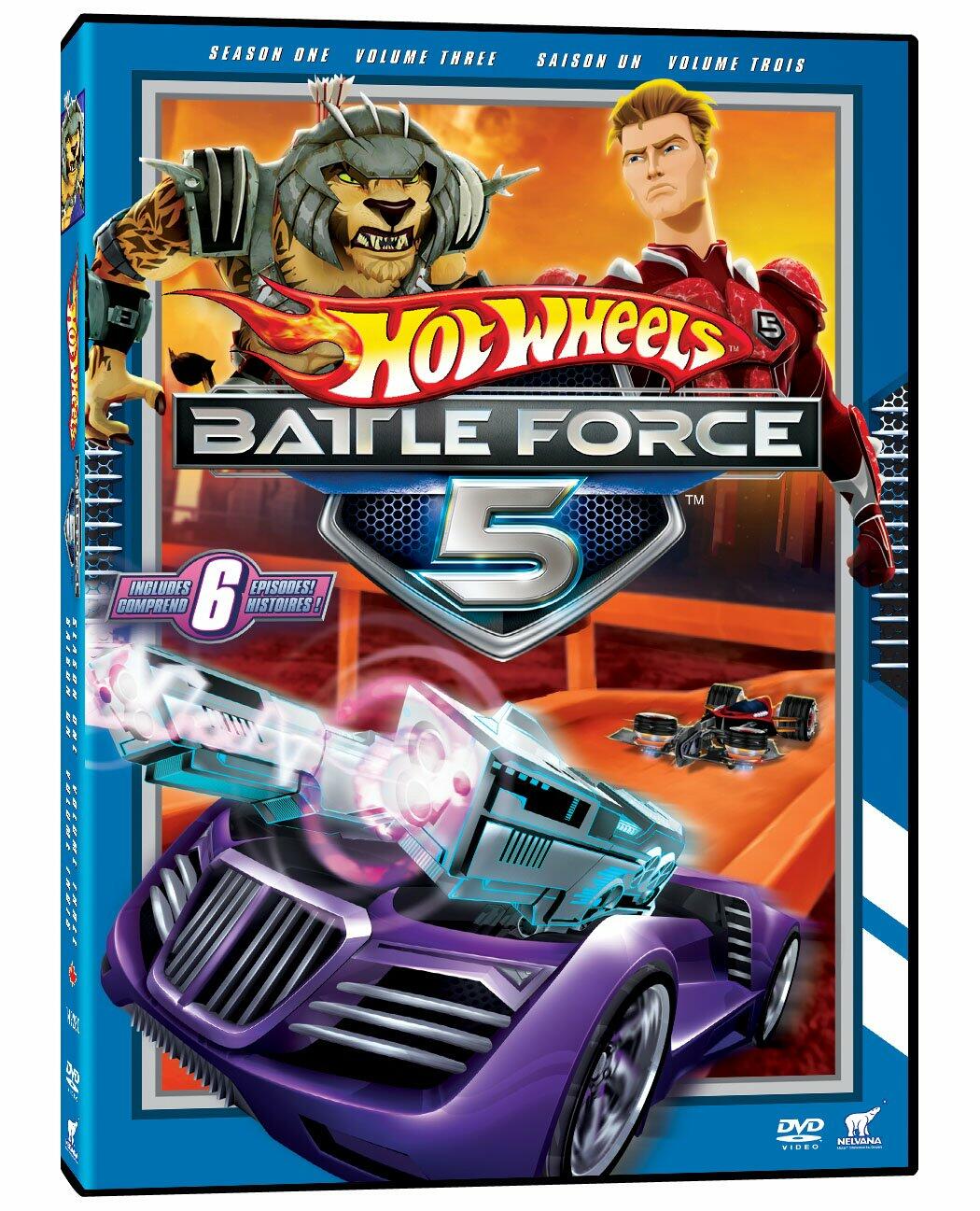 HOT WHEELS: BATTLE FORCE 5 V3 S1 (Bilingual) [DVD]