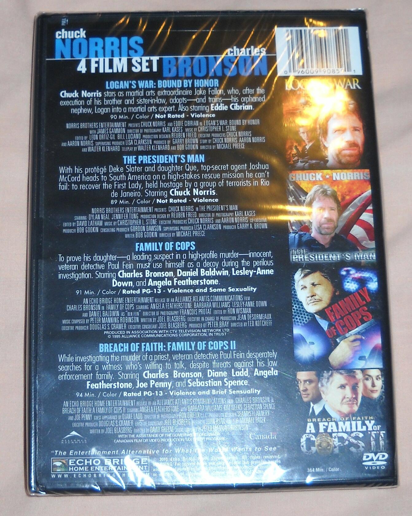 4-Film Set - Chuck Norris / Charles Bronson [Import] [DVD] - Very Good