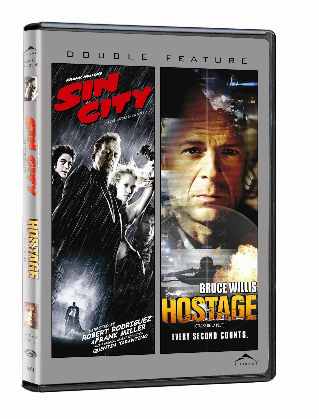 Sin City / Hostage (Double Feature) [DVD] - Very Good