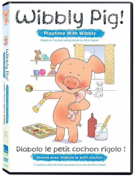 Wibbly Pig - Playtime With Wibbly / Jouons avec Diabolo le petit cochon rigolo (Bilingual) [DVD] - Very Good