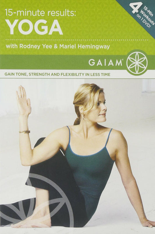 Rodney Yee/Mariel Hemingway: 15-Minute Results Yoga [DVD] - Very Good