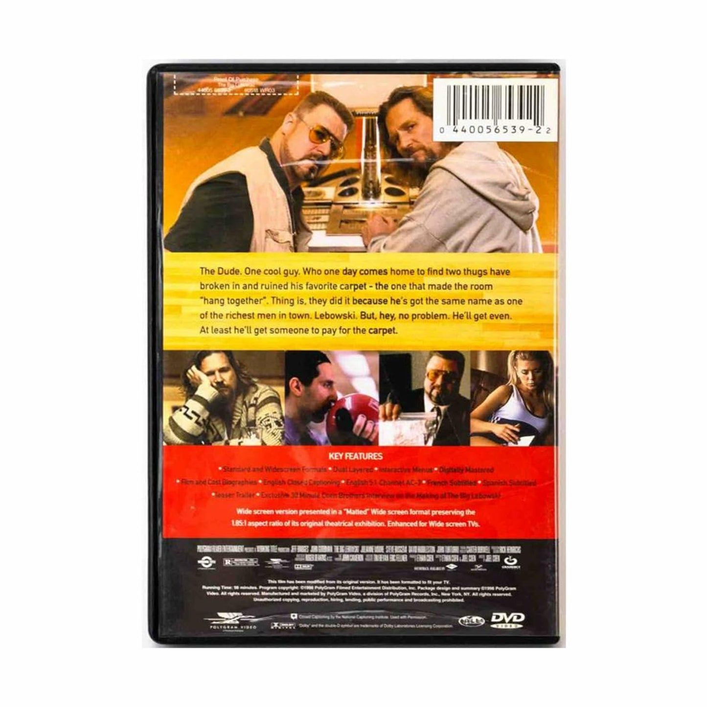 The Big Lebowski (Widescreen/Full Screen) (Sous-titres français) [Import] - Very Good