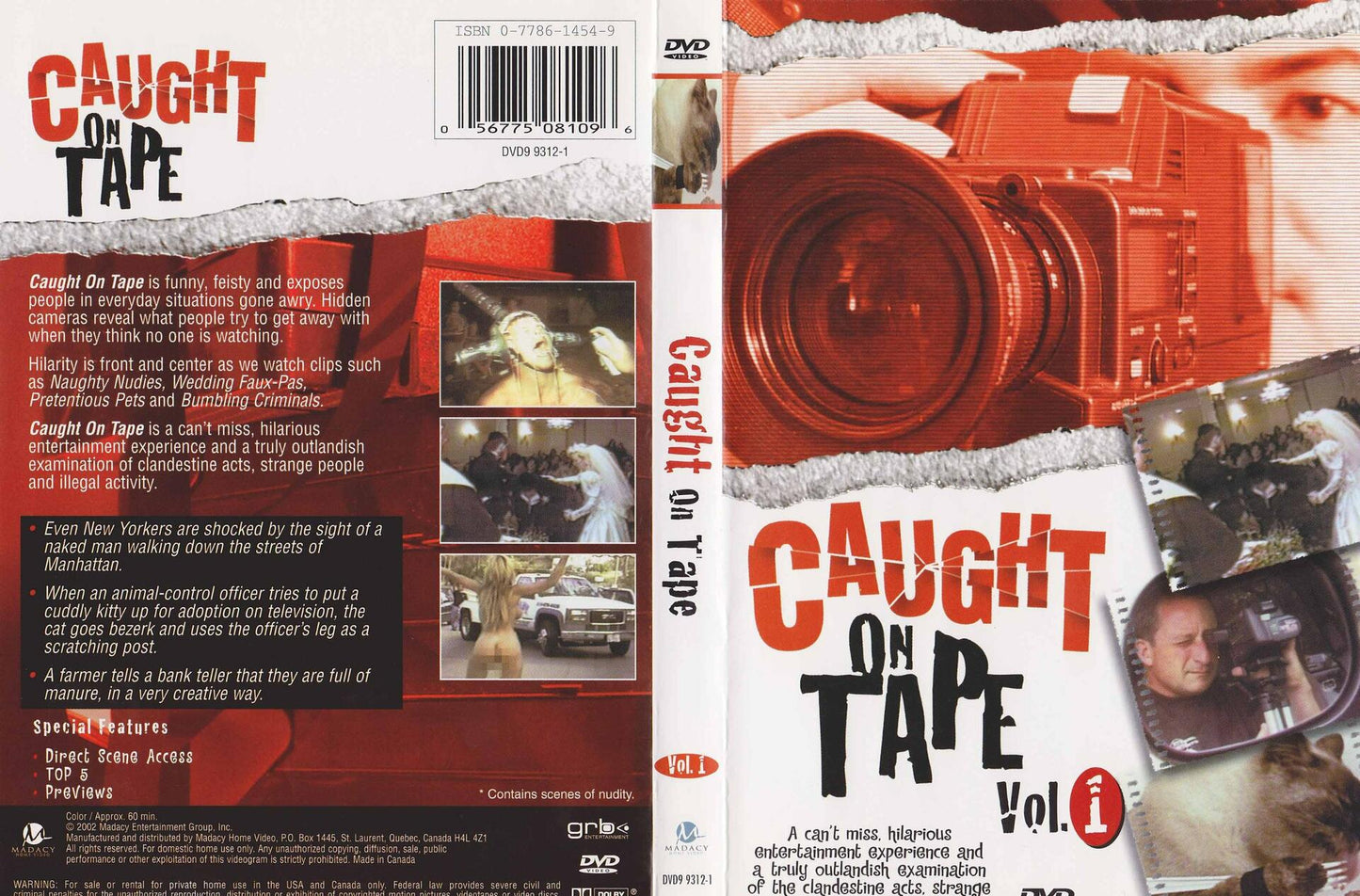 Caught on Tape, Vol. 1 [DVD] - Very Good