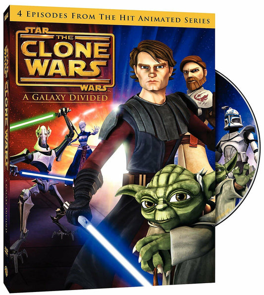 Star Wars: The Clone Wars - A Galaxy Divided (TV Series Season 1, Vol. 1) [DVD]