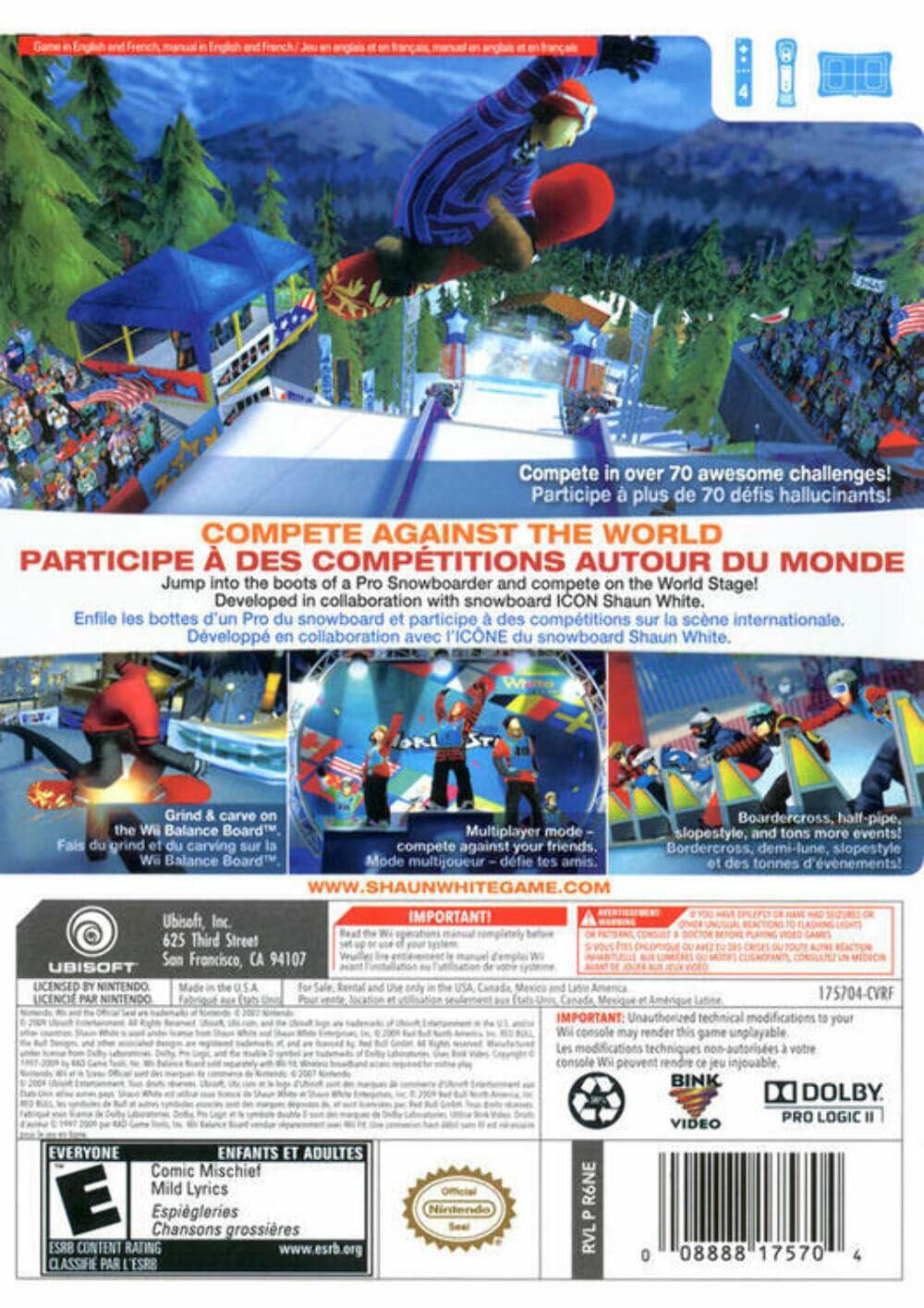 Shaun White Snowboarding: World Stage - Wii Standard Edition [video game] - Very Good