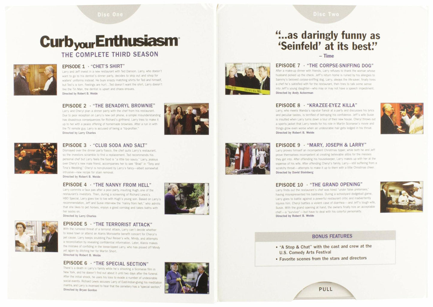 Curb Your Enthusiasm: The Complete Third Season [DVD] - Very Good
