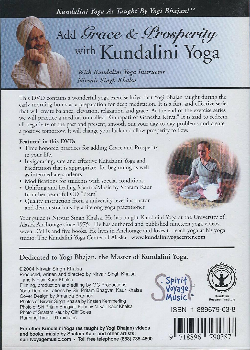 Add Grace & Prosperity with Kundalini Yoga [DVD] - Very Good