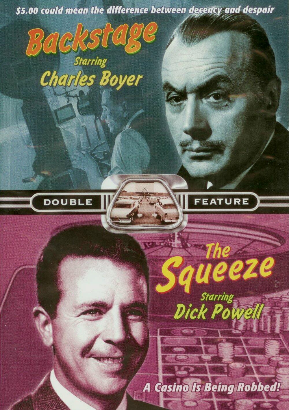 TV Double Feature - Four Star Playhouse: Backstage / The Squeeze [DVD] - Very Good
