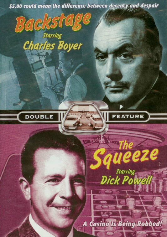 TV Double Feature - Four Star Playhouse: Backstage / The Squeeze [DVD] - Very Good