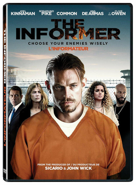 THE INFORMER (L'informateur) (Bilingual) [DVD] - Very Good