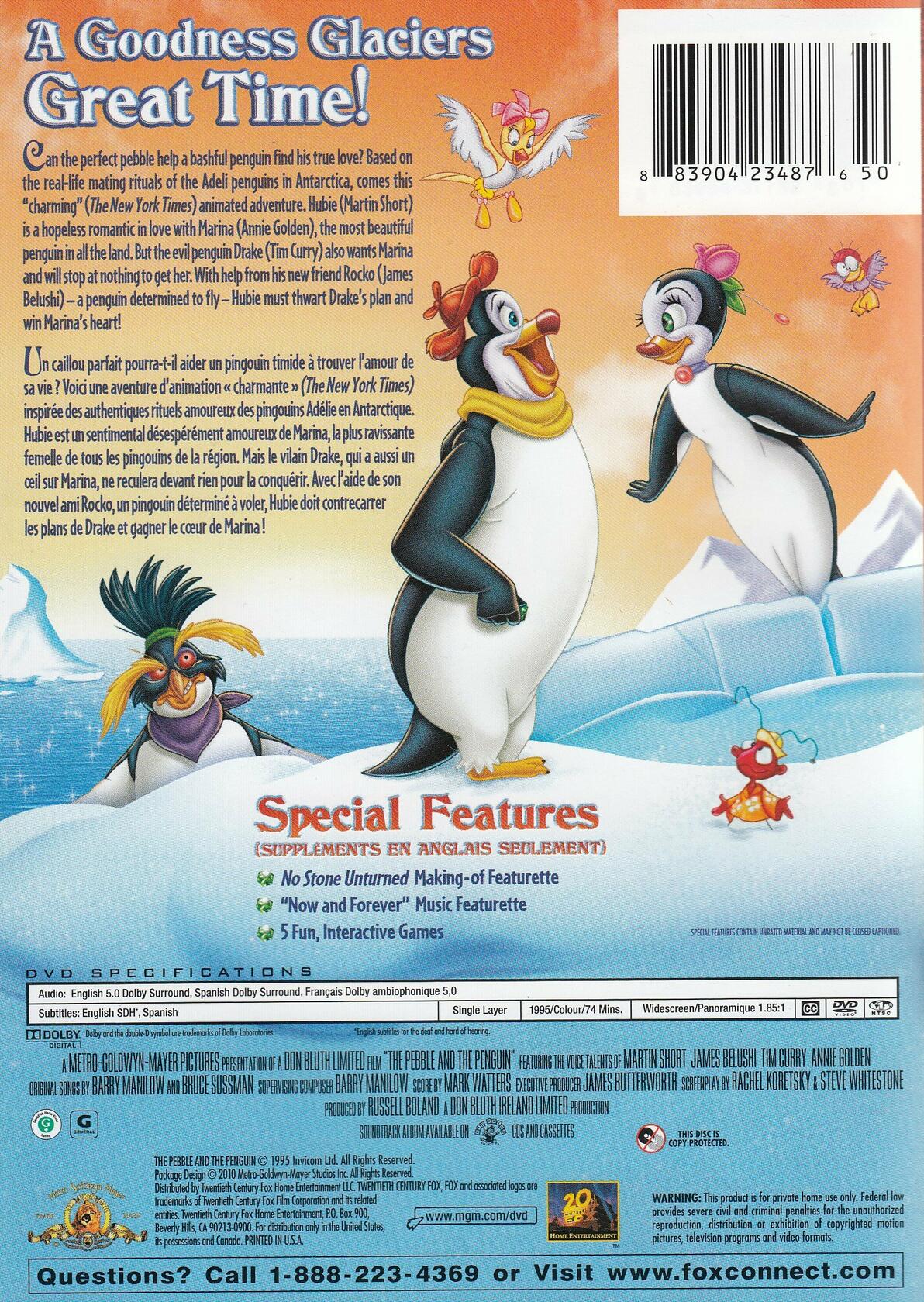 PEBBLE AND THE PENGUIN, THE (Bilingual) [DVD] - Very Good
