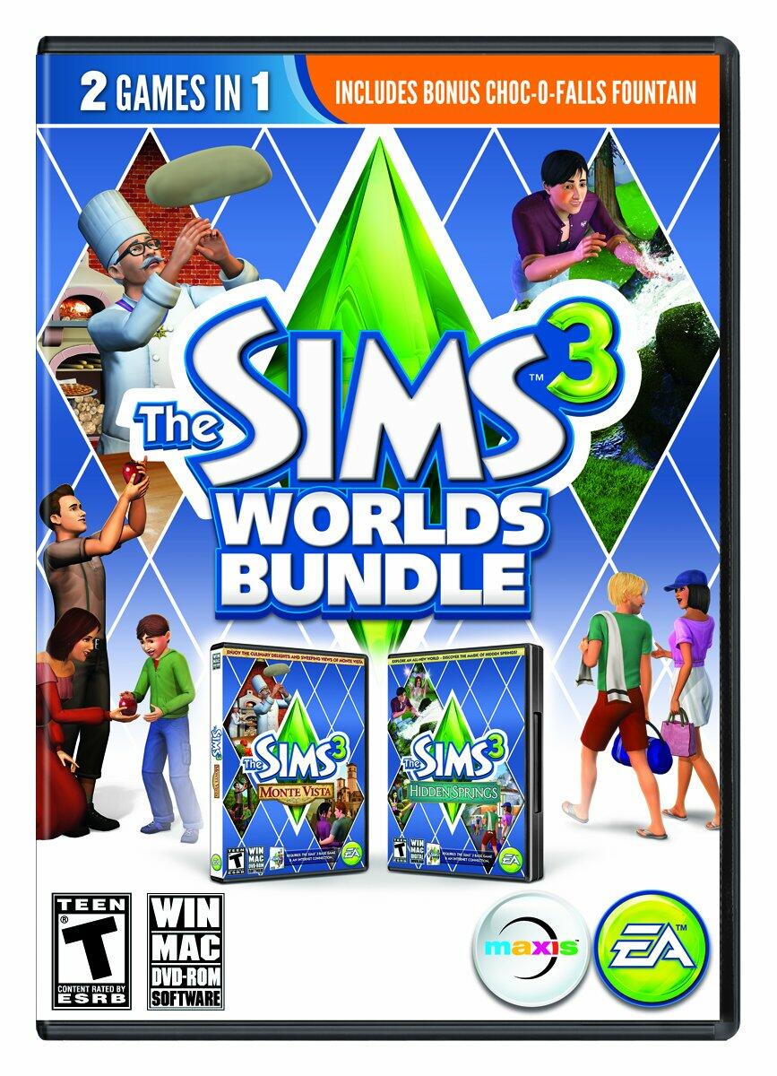 The Sims 3 Worlds Bundle [video game] - Very Good