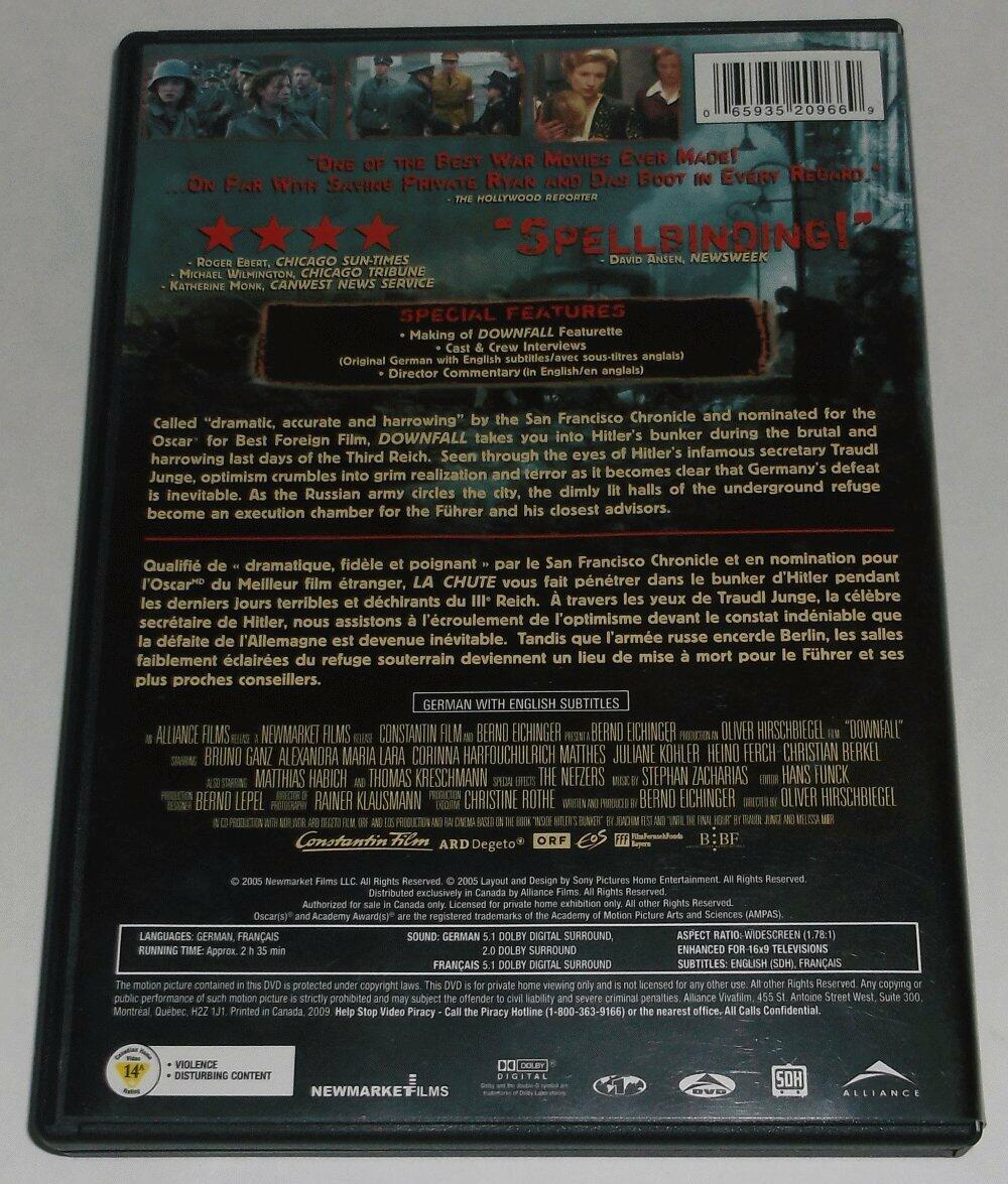 Downfall [DVD] - Very Good