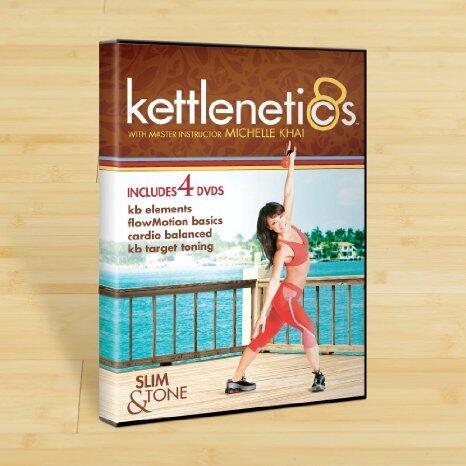 Kettlenetics 4 DVDs in 1 Case with Michelle Khai [DVD] - Very Good