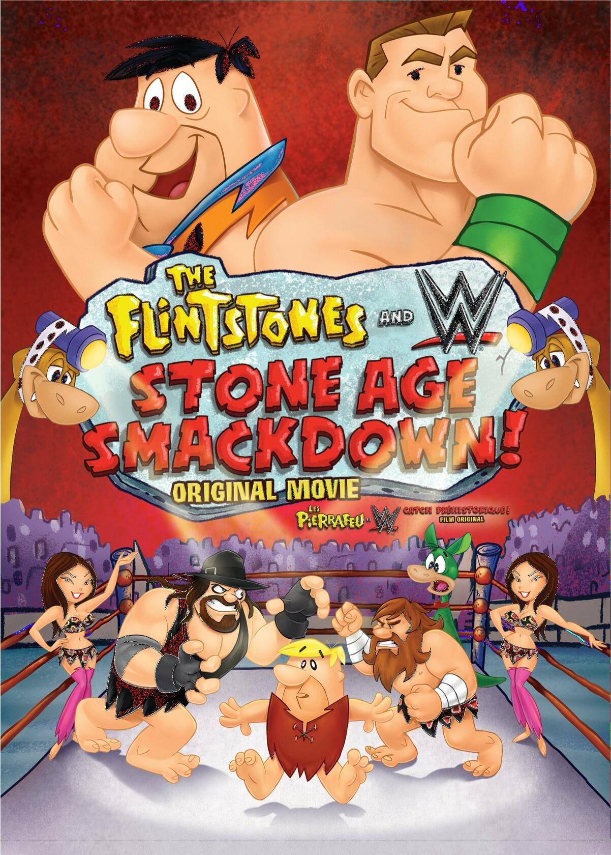 The Flintstones & WWE: Stone Age Smackdown [DVD] - Very Good