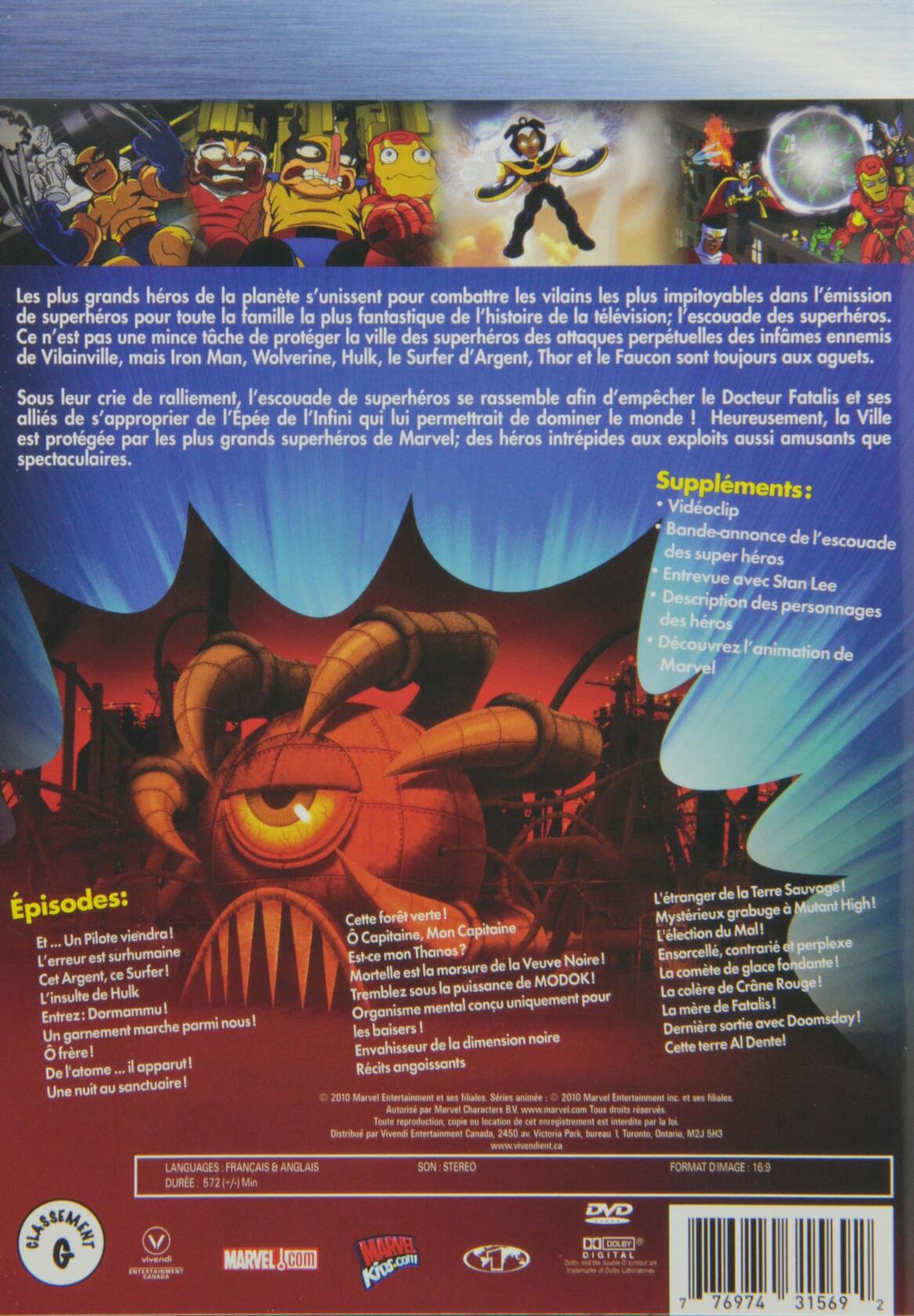 The Super Hero Squad Show: Saison 1 Integral (version franais) [DVD] - Very Good