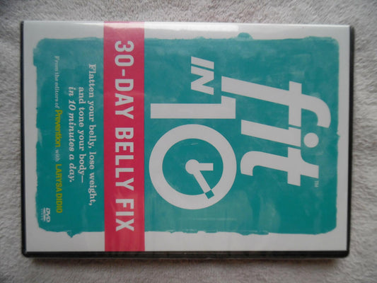 Fit in 10: 30-Day Belly Fix [DVD] - Very Good