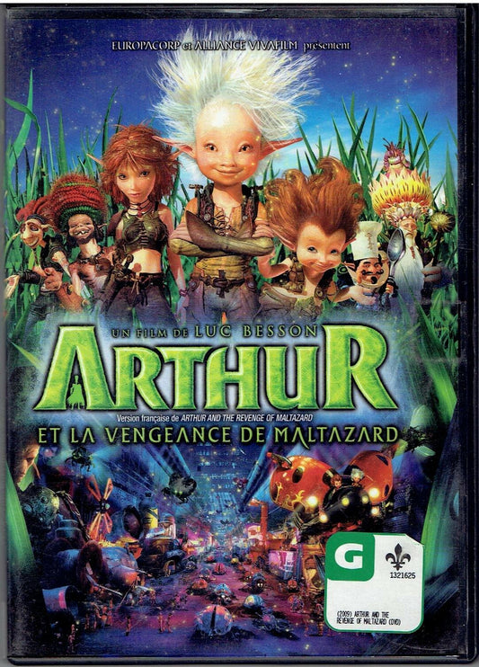 Arthur a/T Invisibles 2 Reven [DVD] - Very Good
