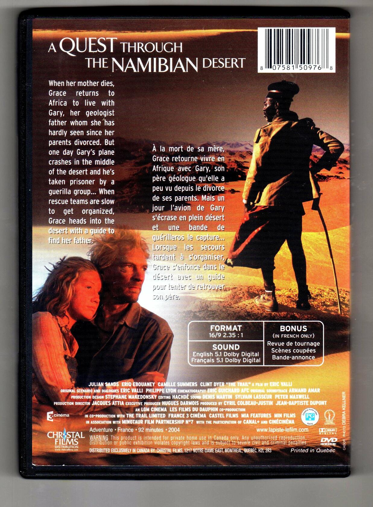 La Piste (Bilingual) [DVD] - Very Good