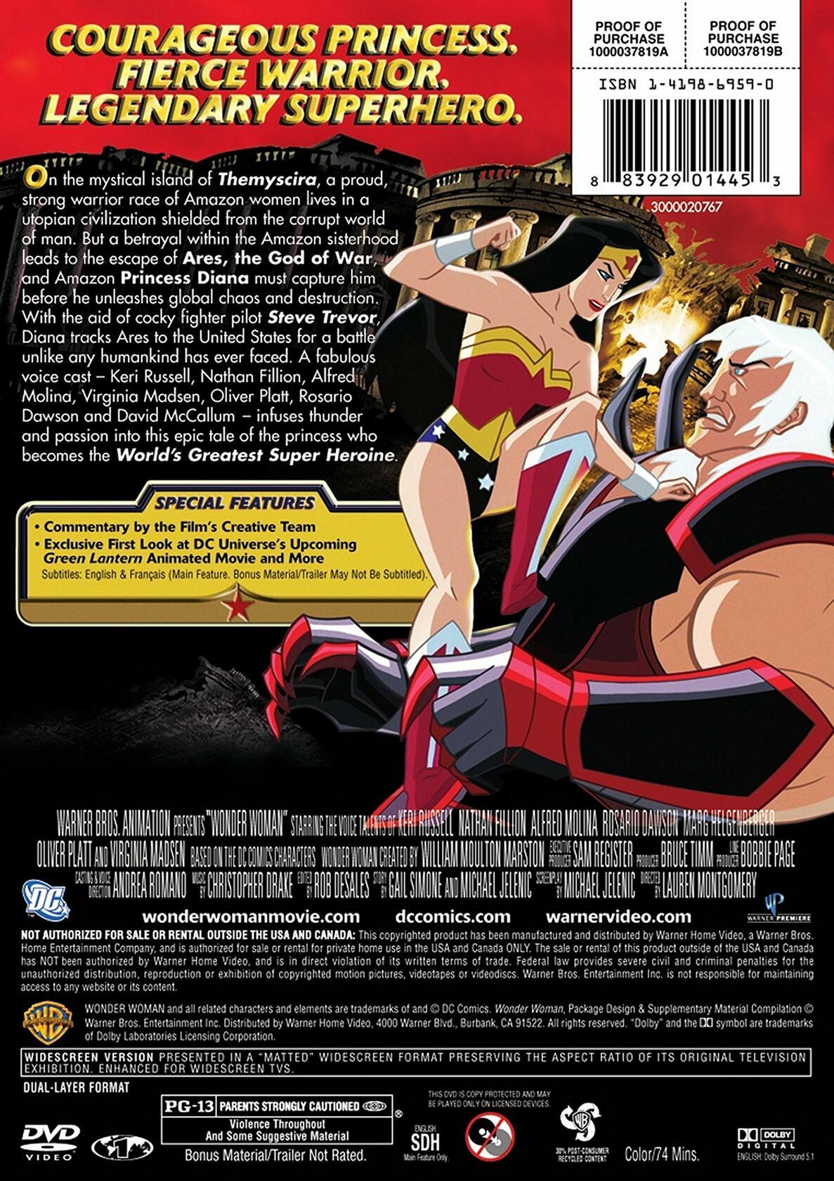 Wonder Woman (2009) (Sous-titres franais) [DVD] - Very Good