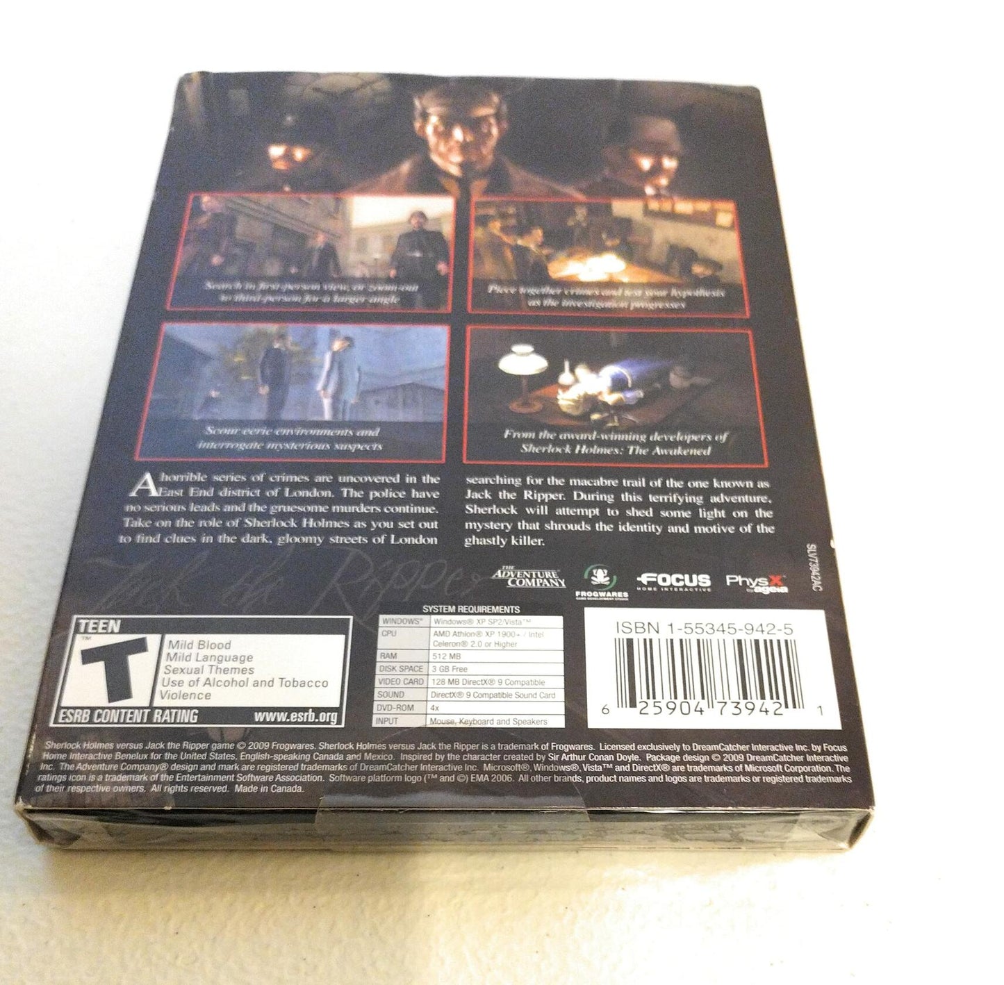 Sherlock Holmes vs Jack The Ripper - Standard Edition [video game] - Very Good