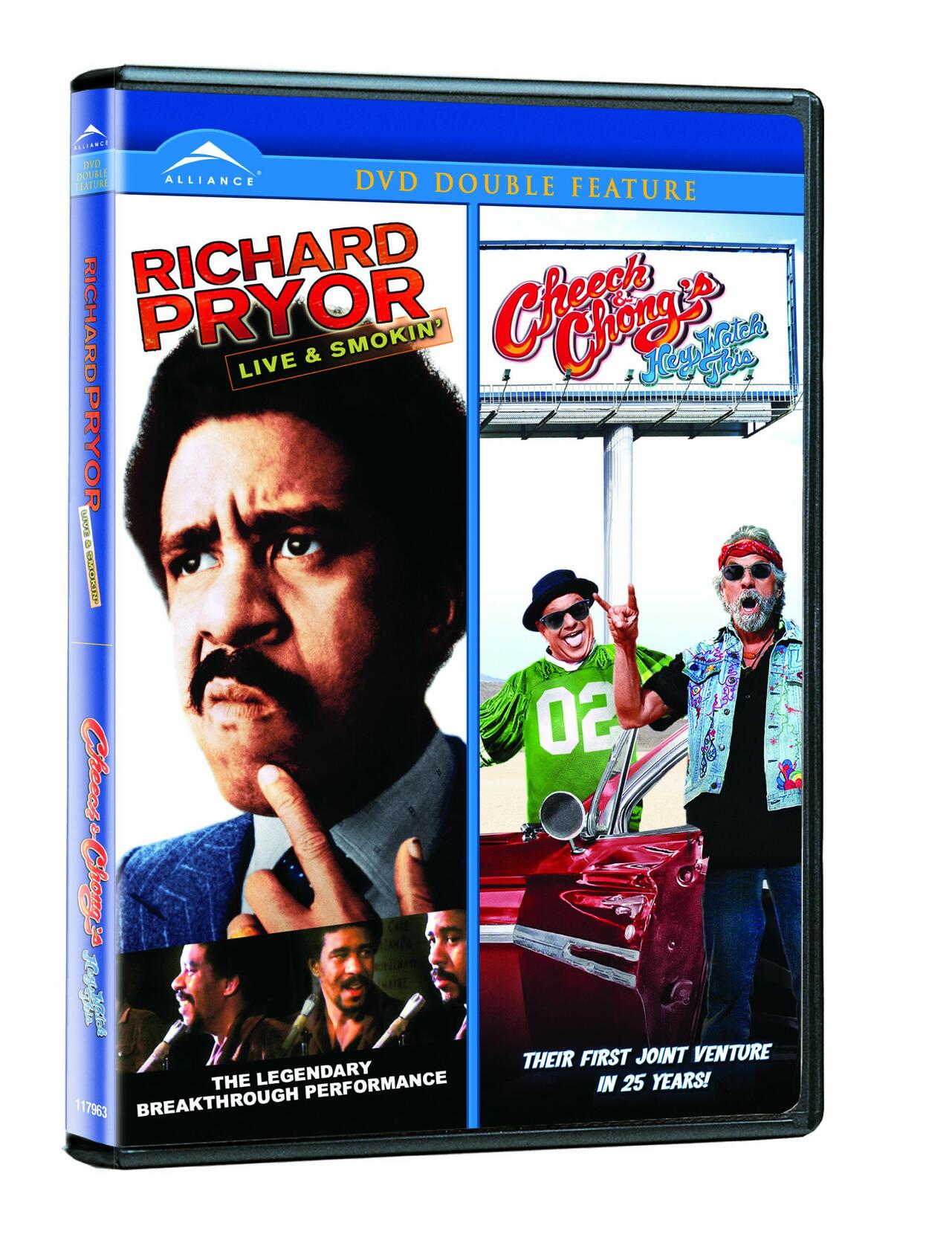 Richard Pryor: Live & Smokin' / Cheech & Chong's Hey Watch This (Double Feature) [DVD] - Good