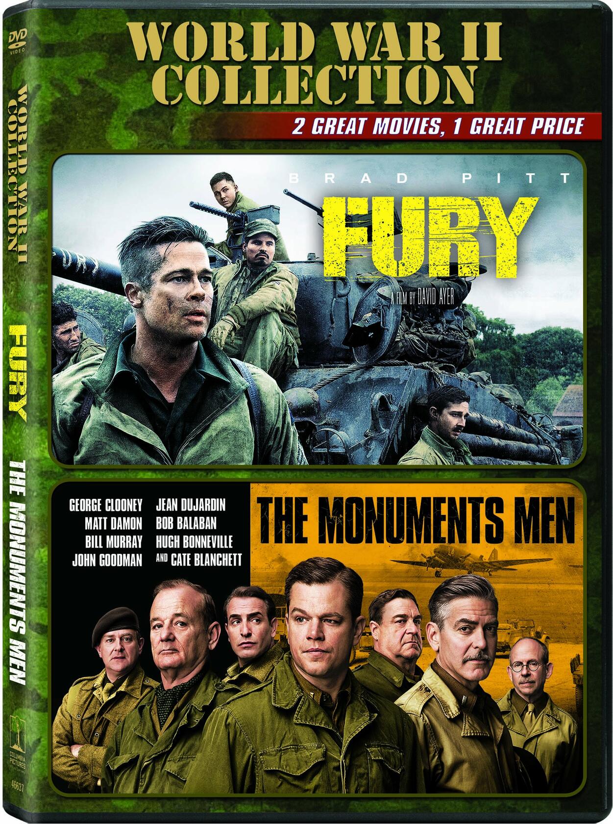 Fury / Monuments Men, the - Set [DVD] - Very Good