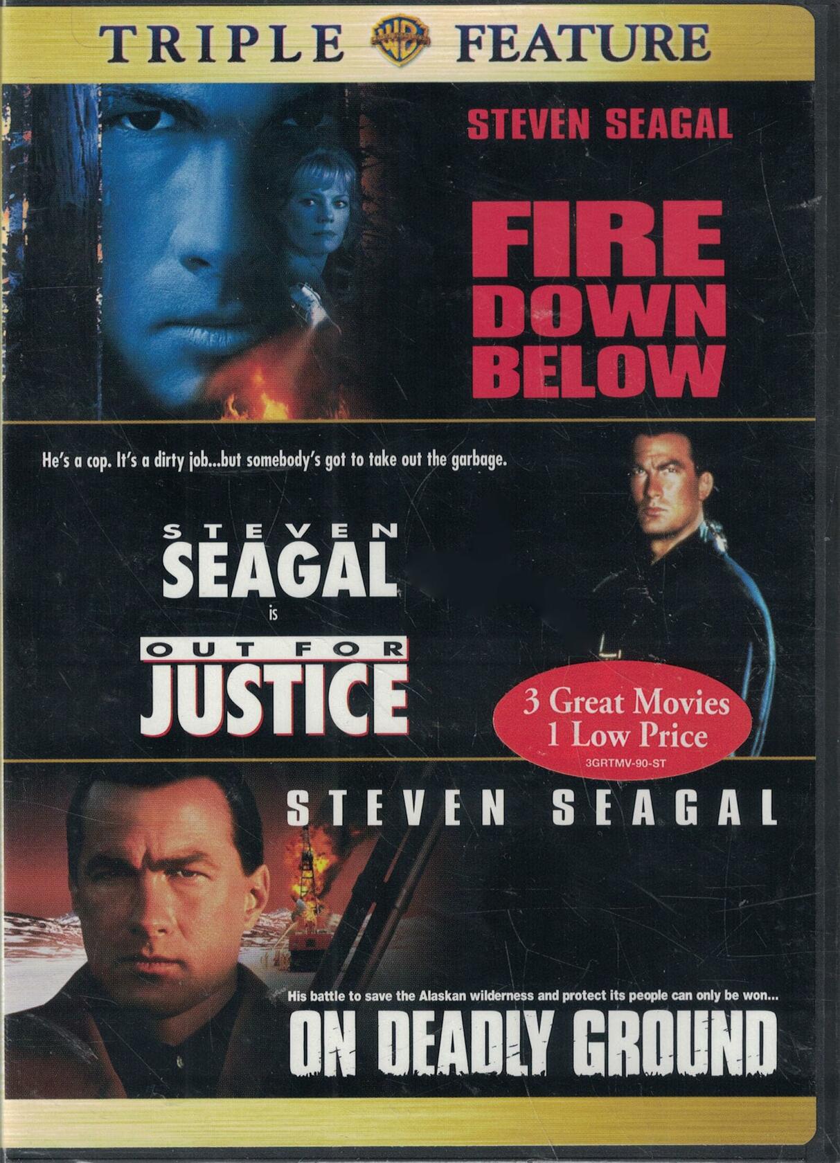 Fire Down Below / Out for Justice / On Deadly Ground [DVD] - Very Good