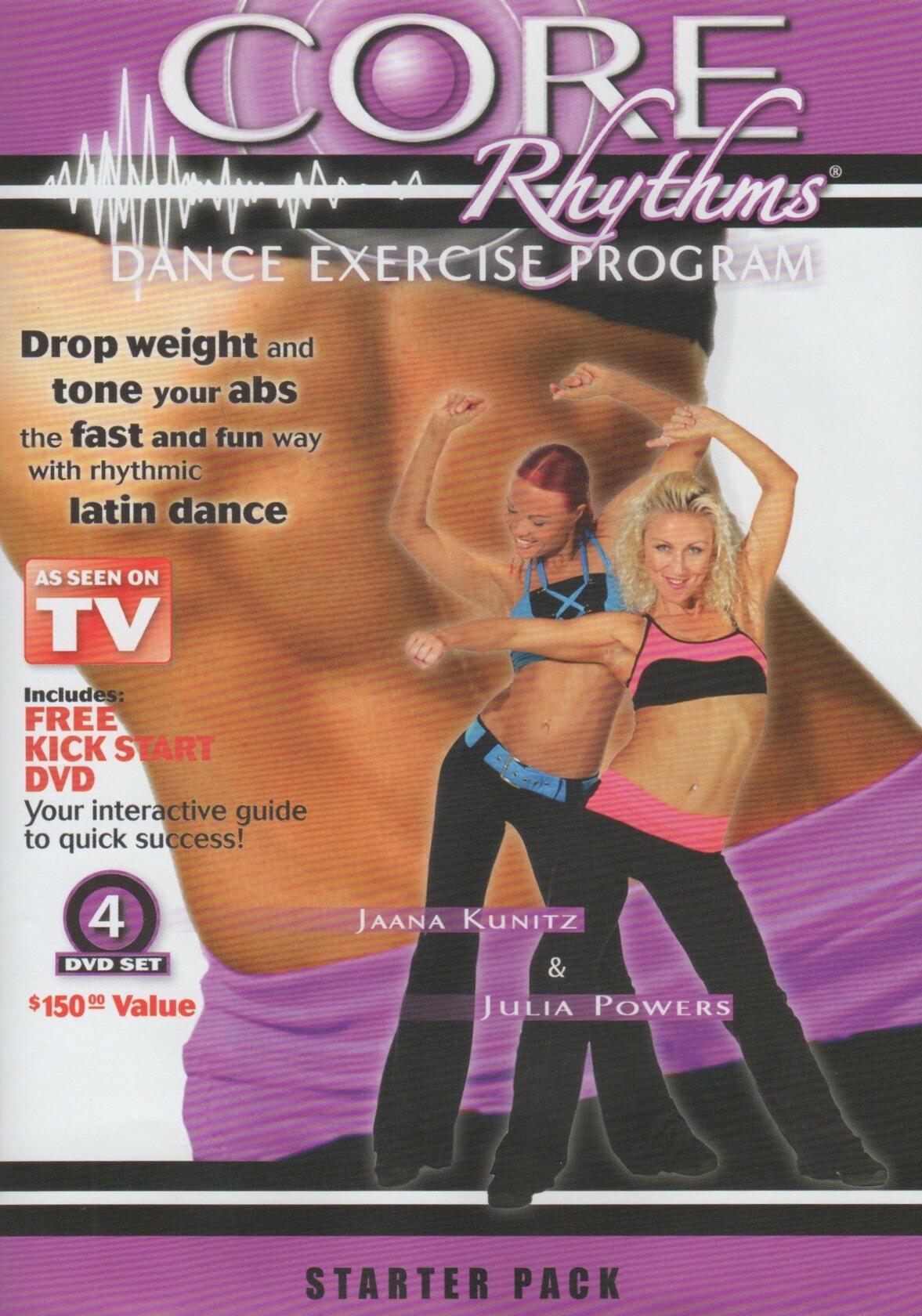 Core Rhythms Dance Exercise program STARTER PACK 4 DVD [DVD] - Very Good