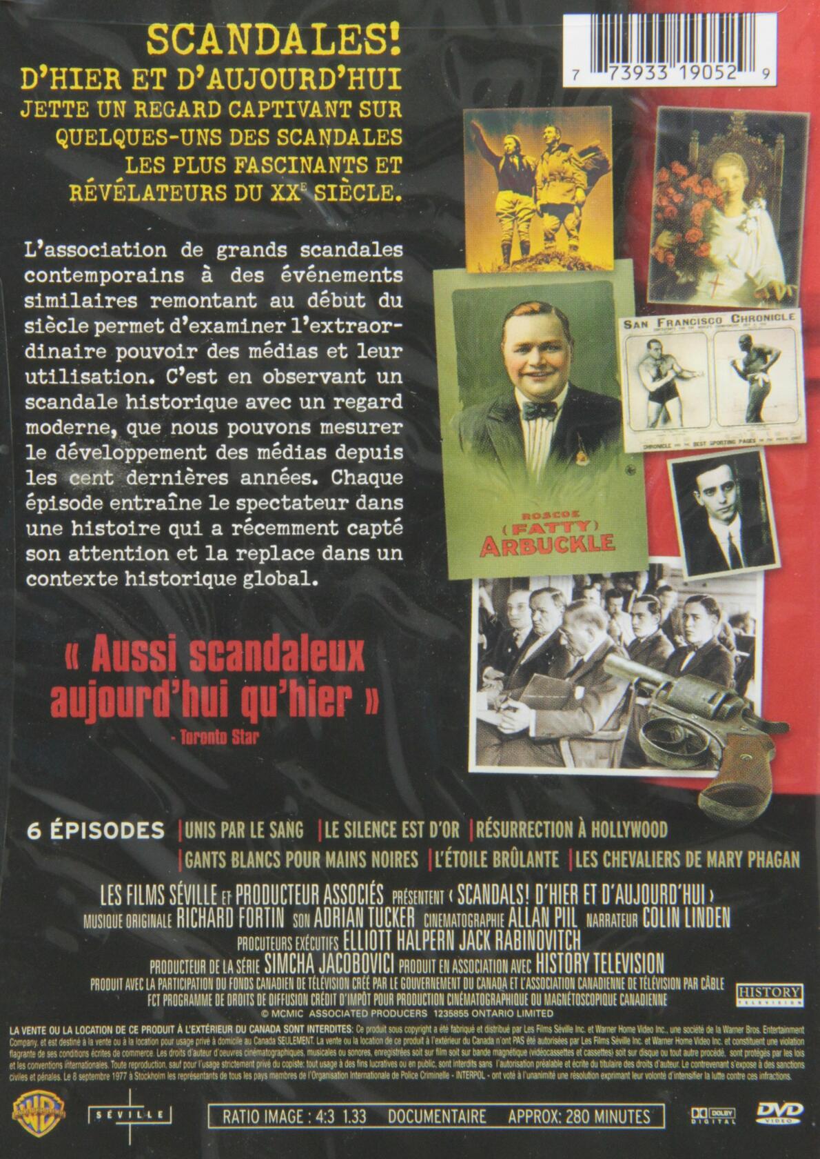 Scandals! Then & Now / Scandales - D'hier et d'aujourd'hui (Bilingual) [DVD]