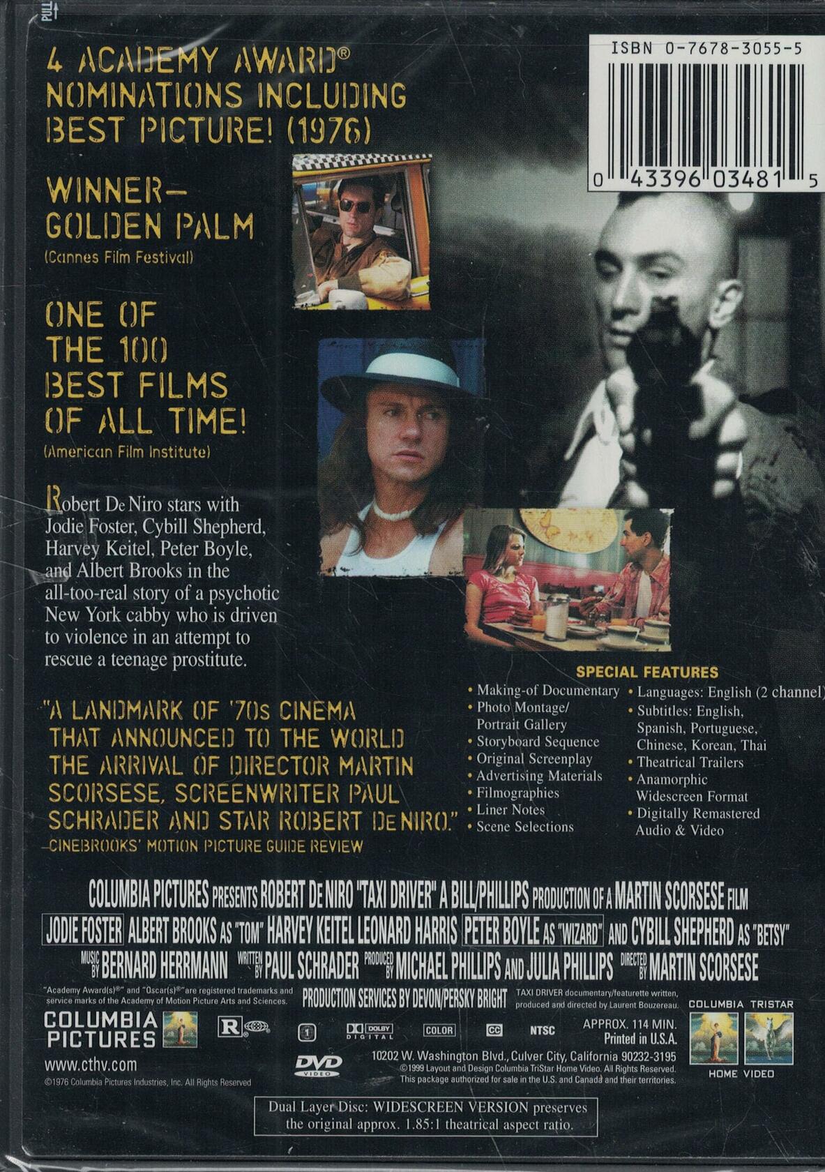 Taxi Driver (Collector's Edition) (Bilingual) [DVD] - Very Good