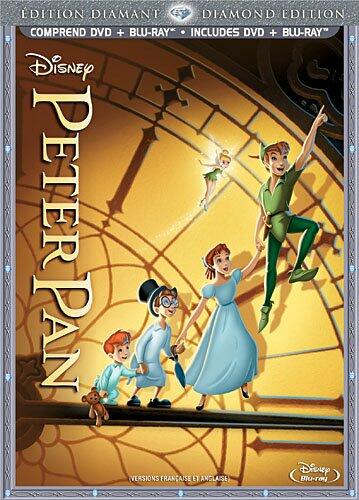 Peter Pan: Édition Diamant / Peter Pan: Diamond Edition (DVD Combo Pack) [Blu-ray + DVD] (Bilingual) - Very Good