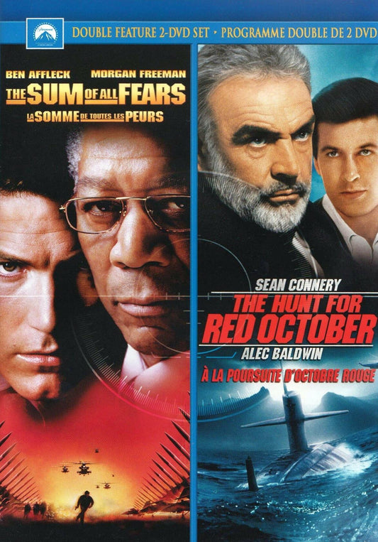 The Sum of All Fears / The Hunt for Red October (Double Feature) [DVD] - Very Good