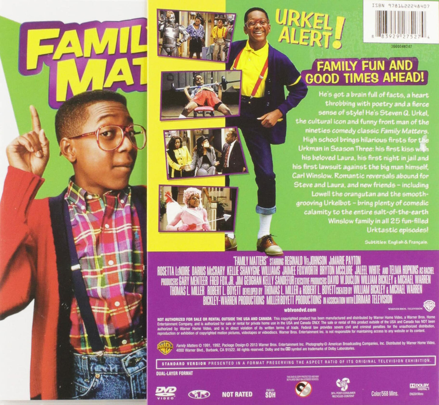 Family Matters: The Complete Third Season (DVD) [DVD] - Very Good