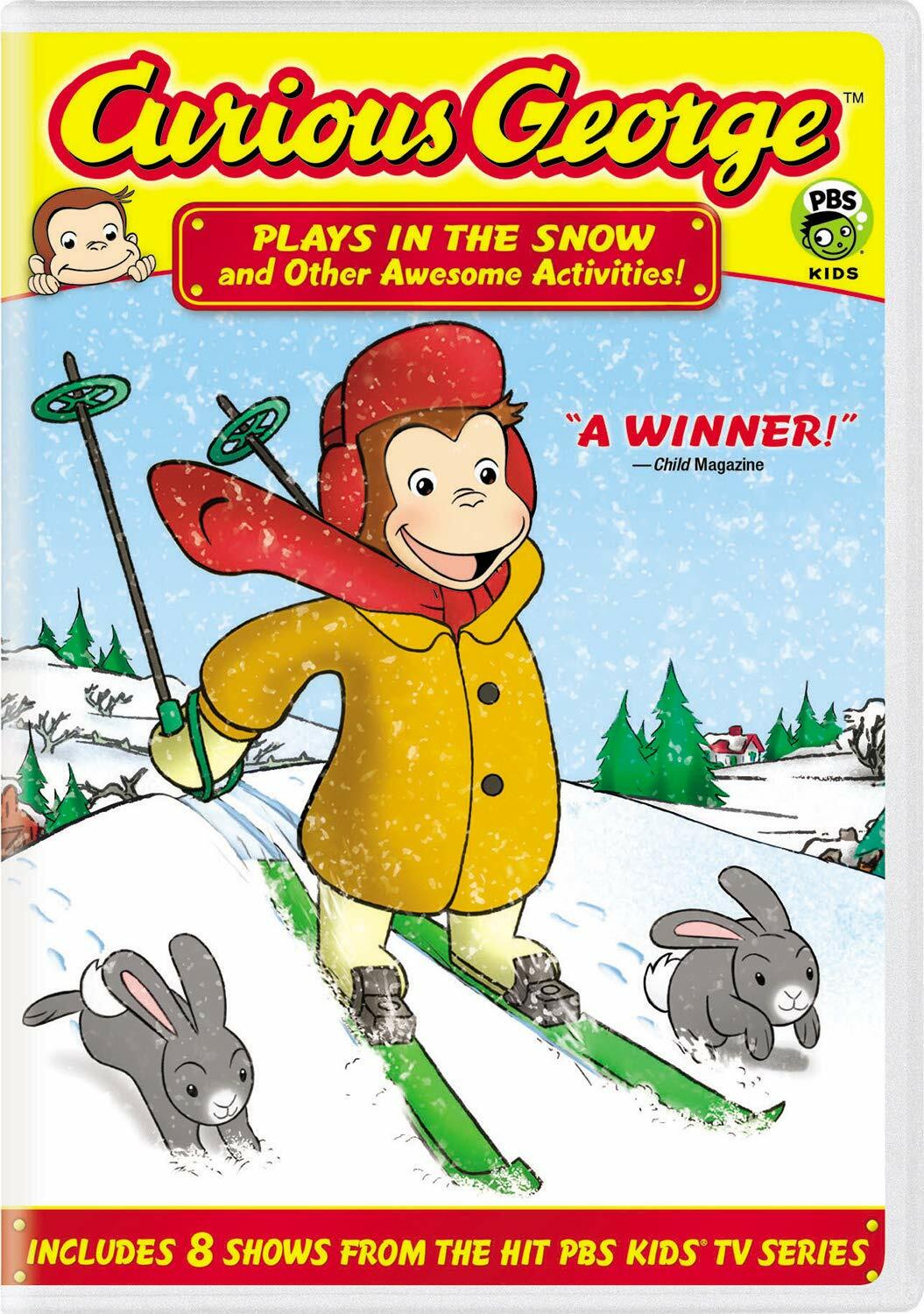 Curious George Plays in the Snow [DVD] - Very Good