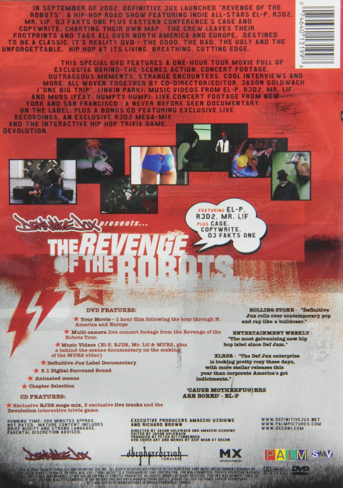 Definitive Jux: Revenge Of The Robots [DVD] - Very Good