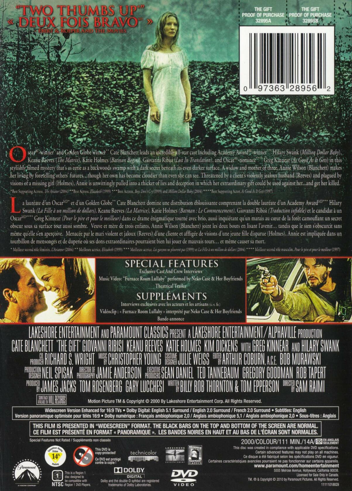 The Gift (Le don) [DVD] - Very Good