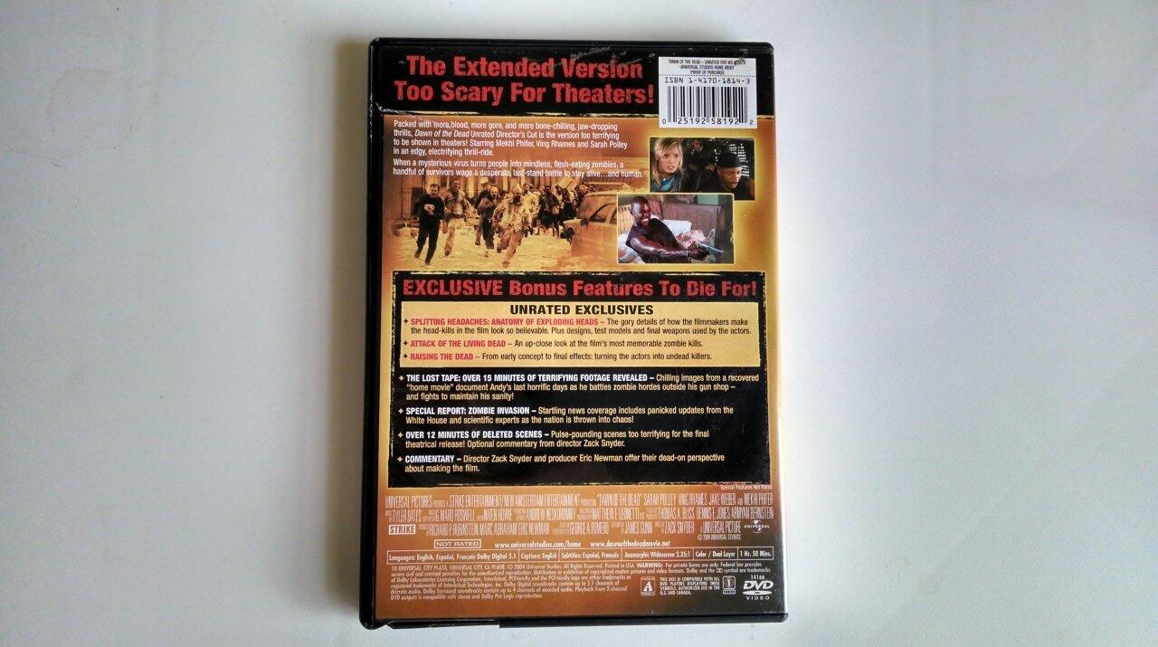 Dawn of the Dead (Widescreen Unrated Director's Cut)(2004) [DVD] - Very Good