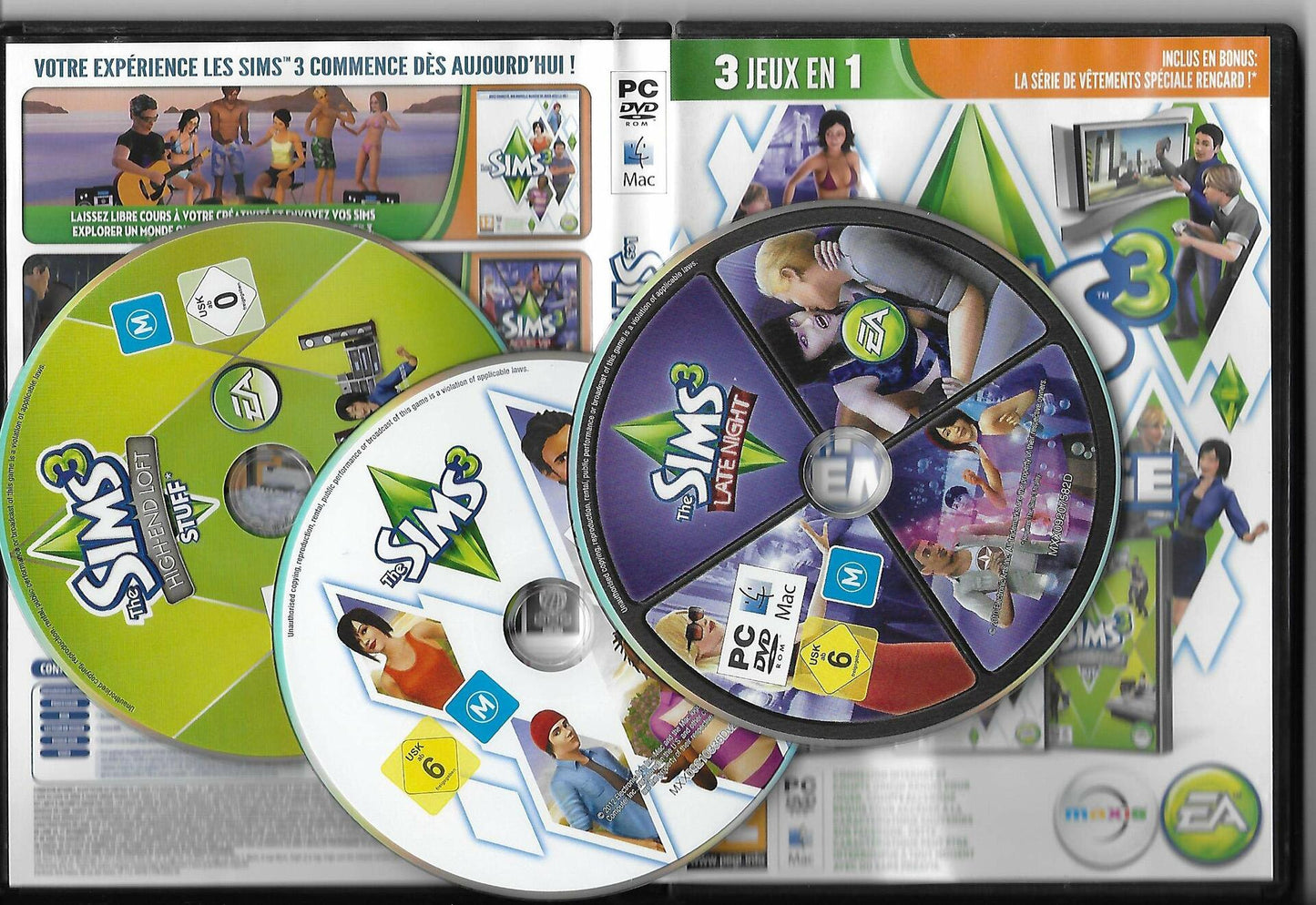 Les Sims 3 Starter Bundle (Jeu de base + acces vip + inspiration loft) [video game] - Very Good