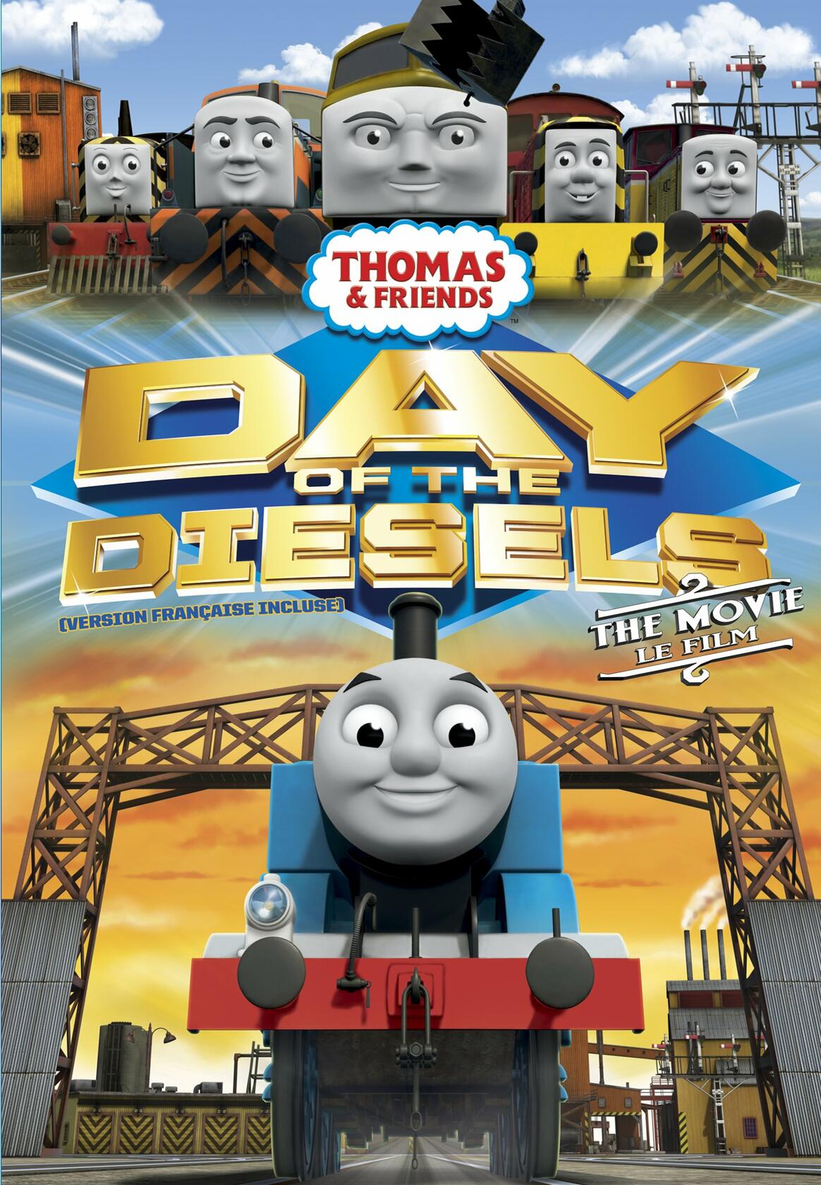 Thomas & Friends: Day of the Diesels - The Movie (Bilingual) [DVD] - Very Good