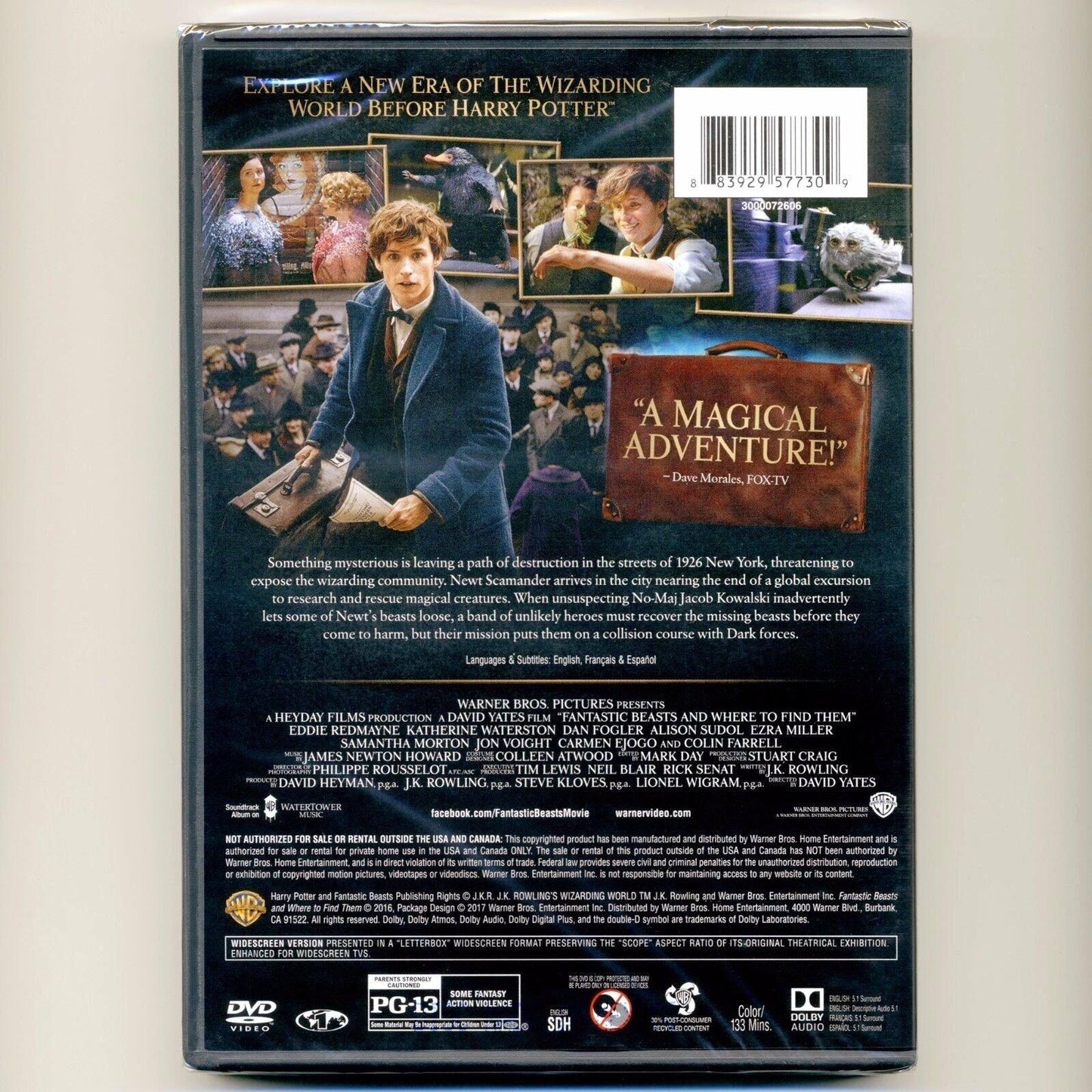 FANTASTIC BEASTS and WHERE TO FIND THEM DVD Video [Unknown Binding]