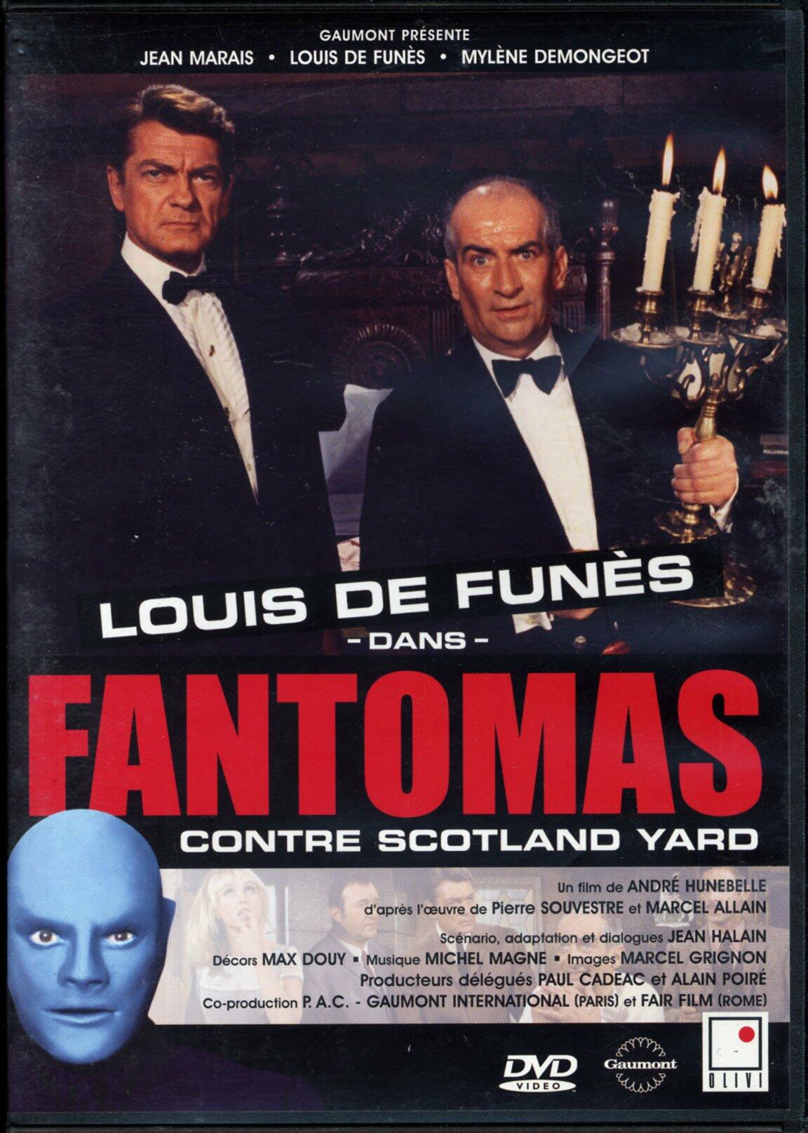 FANTOMAS CONTRE SCOTLAND YARD [DVD] - Very Good