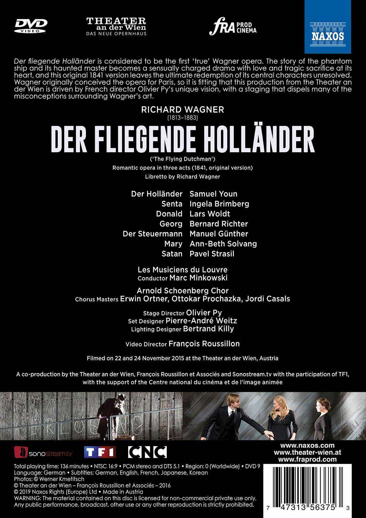 Wagner: Der fliegende Hollander [DVD] - Very Good