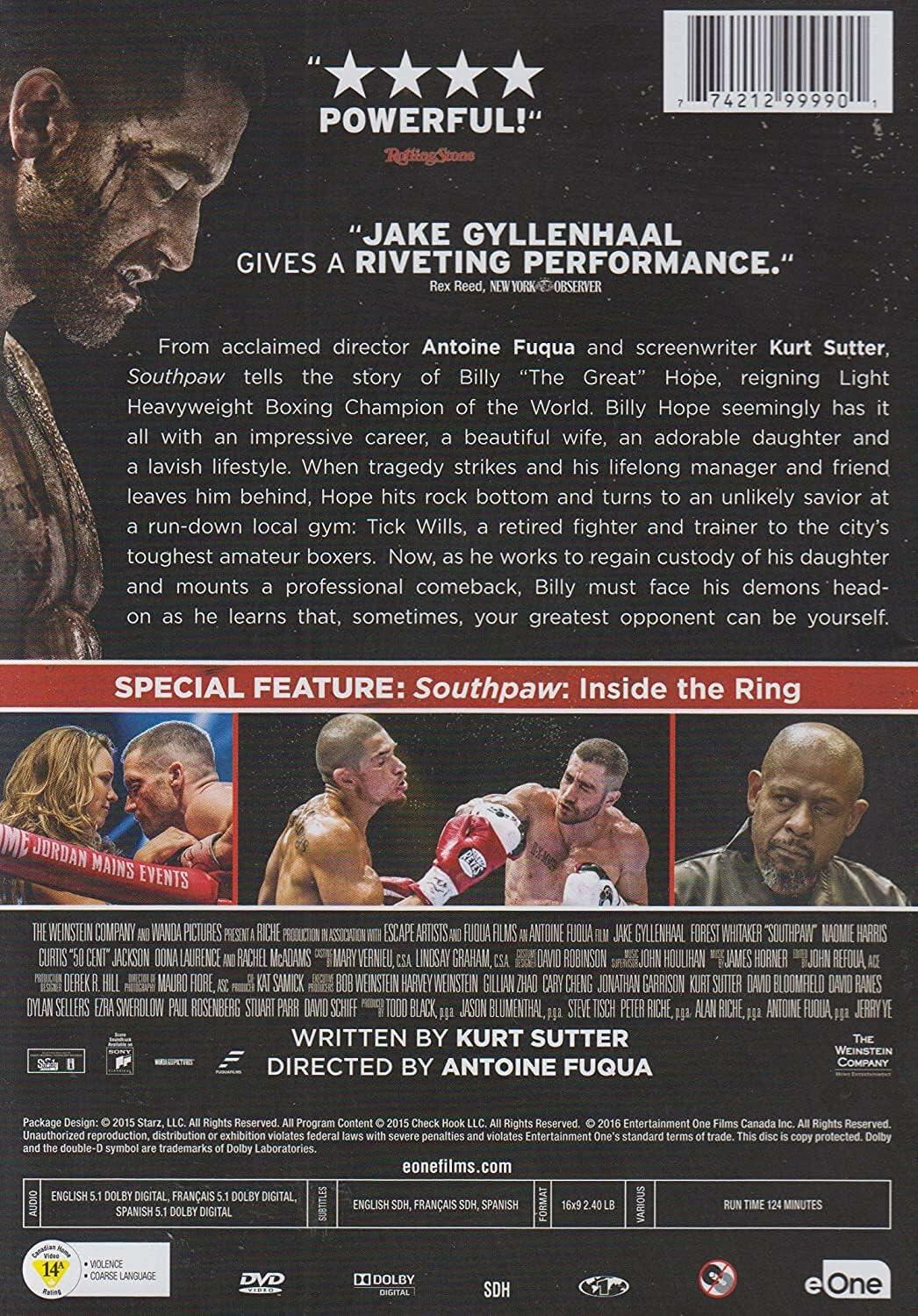 Southpaw [DVD] - Very Good