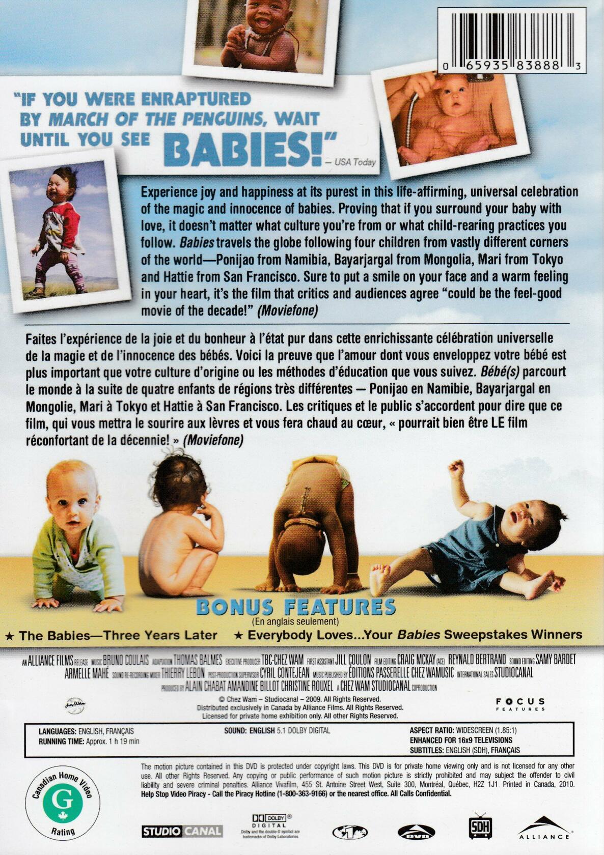 Babies [DVD] - Very Good