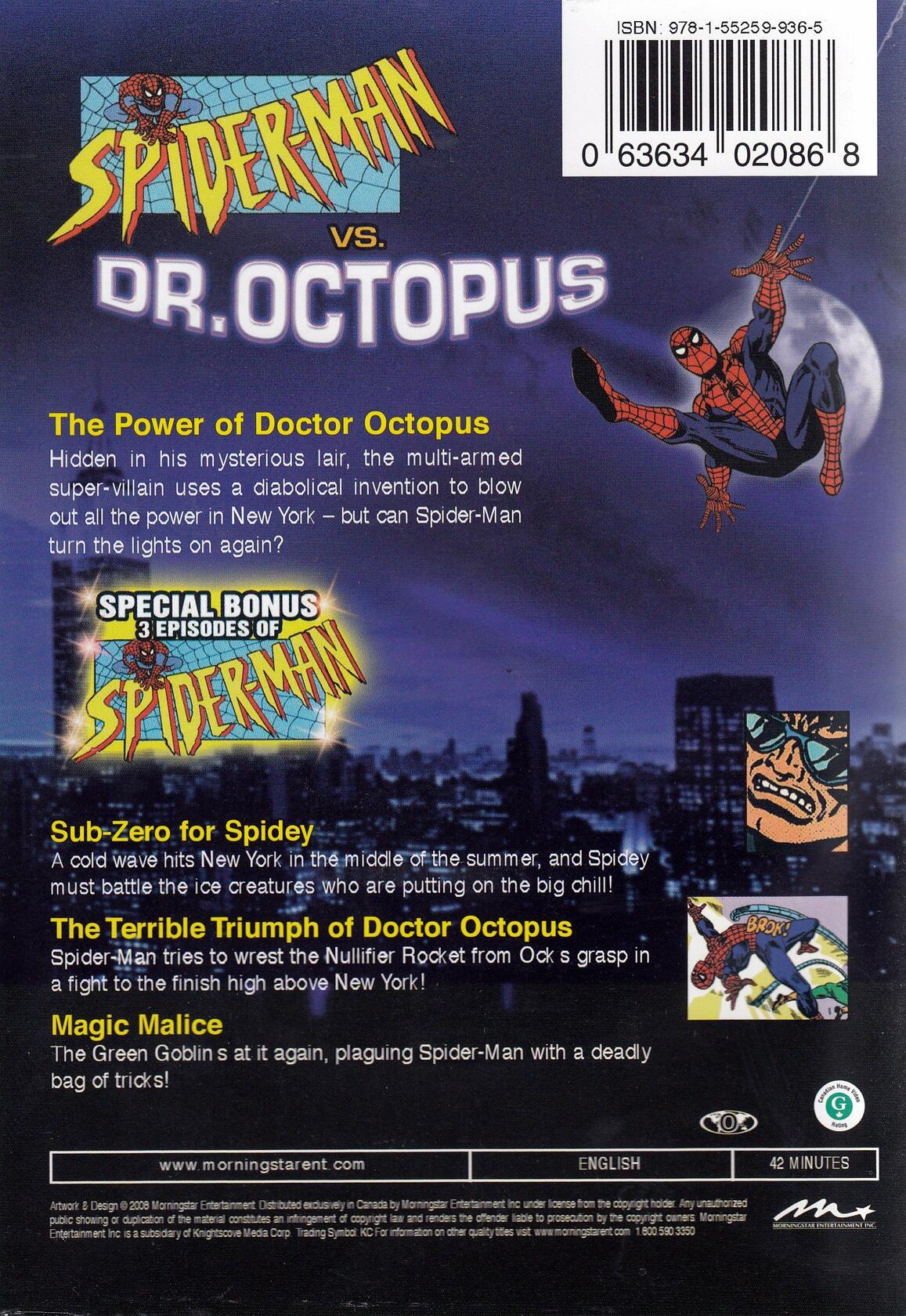 Marvel: Spider-Man Vs. Doctor Octopus: The Power Of Doctor Octopus [DVD] - Very Good