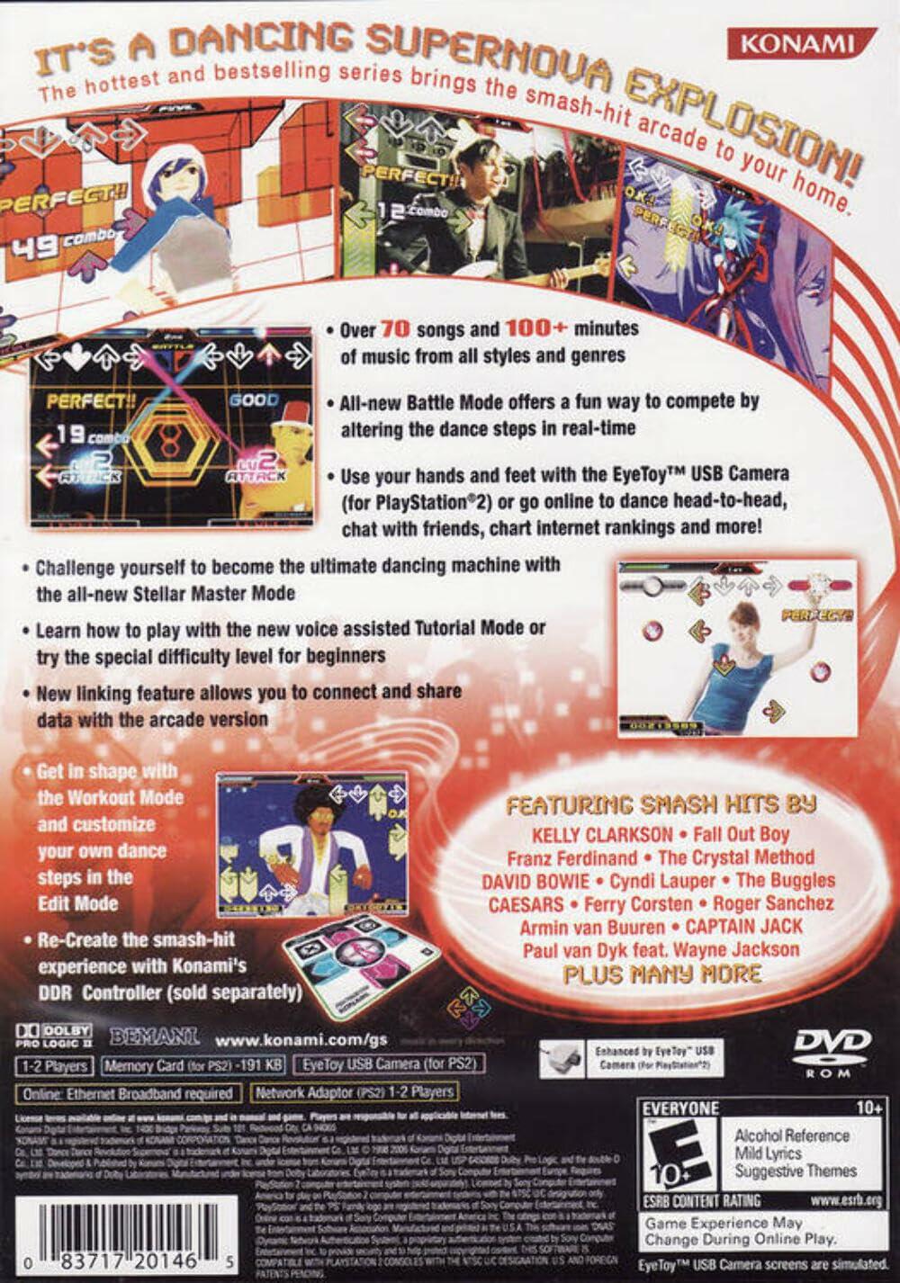 Dance Dance Revolution Supernova - PlayStation 2 [video game] - Very Good